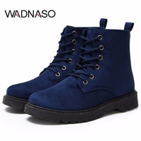 Fur Warm Ankle Lace Up Flat Pure Color Casual Boots
