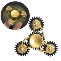 Gears Linkage Metal Fidget Hand Spinner Linkage ADHD EDC Anti Stress Focus Toy