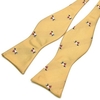 Gentleman Business Leisure Narrow Ties Self Bow Paisley Jacquard Woven Silk Neckties