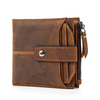 Genuine Leather 12 Card Slots Vintage Bifold Wallet For Men