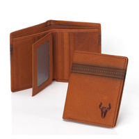 Genuine Leather 6 Card Holders Wallet Card Holder Mini Retro Casual Bag For Men