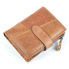 Genuine Leather 7 Card Holders Wallet First Layer Leather Vintage Leisure Coin Bag For Men