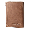 Genuine Leather Bifold Wallet Vintage Card Pack For Men