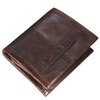 Genuine Leather Business Vintage Wallet 5 Card Holders Detachable Coin Bag For Men