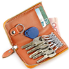 Genuine Leather Car Keychain Holder Bag Wallet Zipper Card Holder Purse