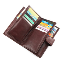 Genuine Leather Casual 24/36 Card Slots Walllet For Men