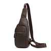 Genuine Leather Chest Bag Casual Vintage Single-shoulder Crossbody Bag For Men