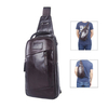 Genuine Leather Chest Bag Casual Vintage Single-shoulder Crossbody Bag For Men