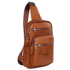 Genuine Leather Chest Bag First Layer Of Leather Casual Retro Single-shoulder Crossbody Bag For Men