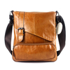 Genuine Leather Crossbody Bag Message Bag Big Capacity Shoulder Bag For Men