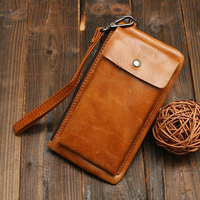 Genuine Leather Light 5.5inch Phone Bag Wallet Clutch