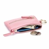 Genuine Leather Portable Candy Color Stylish Key Bags Card Holder Coin Bags