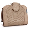 Genuine Leather Short Wallet Snake Pattern Card Holder Coin Bags Purse