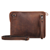 Genuine Leather Shoulder Bag Retro Business Crossbody Bag For Men