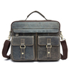 Genuine Leather Sling Bag Vintage Handbag Dual-use Crossbody Bag For Men