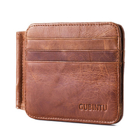 Genuine Leather Vintage 12 Card Slots Bifold Wallet For Men