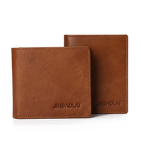 Genuine Leather Vintage Bifold Wallet Card Pack For Men