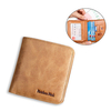 Genuine Leather Vintage Wallet 5 Card Slots Card Holder Coin Purse For Men