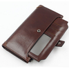 Genuine Leather Vintage Wallet Long 16 Card Holders Phone Bag Coin Bag For Men