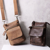 Genuine Leather Waist Bag Phone Bag Crossbody Bag For Men