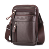 Genuine Leather Waist Bag Vintage Crossbody Bag For Men