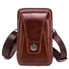 Genuine Leather Waist Bag Vintage Crossbody Bag For Men