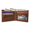 Genuine Leather Wallet 10 Card Slots Coin Bag Vintage Removable Purse For Men