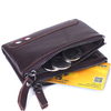 Genuine Leather Wallet 6 Card Slots Card Holder Solid Coin Bag For Men