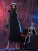 Ghost Bride Lace Layered Halloween Costumes Dress With Headwear