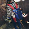 Girls Canvas Hitcolor Schoolbag Shoulder Bag Student Schoolbag