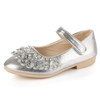 Girls Crystal Soft Comfy Kitten Heels Casual Fashion Dance Shoes