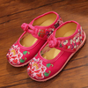 Girls Embroidery Buckle Chinese Embroidered Dress Shoes