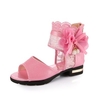 Girls Flower Fashion Casual Lace Breathable High Tops Sandals
