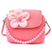 Girls Flower Handbag Princess Shoulder Bags Children Single Purse Bag