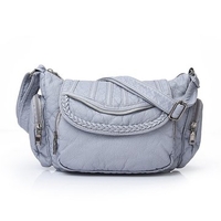 Girls PU Leather Crossbody Bag Women Retro Shoulder Bag Moon Handbag