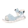 Girls Soft Squishy Bowknot Peep Toe Fashion Flat Casual Sandals