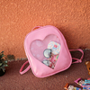 Girls Transparent Candy Color Backpack Woman Nylon Shoulder Backpack
