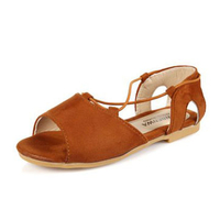 Girls Velvet Breathable Shoes Soft Squishy Cute Flat Casual Sandals