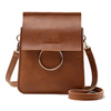 Girls Vintage Solid Color Crossbody Bag Smartphone Bag Little Shoulder Bag