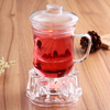 Glass Kettle Handcraft Water Jug Teapot Filter Heat Resistant Internal Removable Washed Drinkware