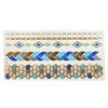 Gold Blue Chain Metallic Temporary Tattoos Body Art Sticker Decal