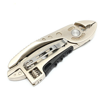 Golden Multi-tool Adjustable Wrench Jaw+Screwdriver+Pliers+Knife Multi Tool Set