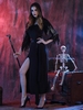 Goths Evil Witch Bodycon Split Sexy Cool Girls Halloween Costumes Halter Dresses