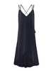Gracila Sexy Irregular Spaghetti Strap Backless V-neck Women Dress