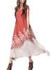 Gracila Vintage Embroidery O-Neck Short Sleeve Women Dresses