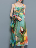 Gracila Vintage Print Two Pieces Set Dresses