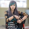 Gradient Color Long Wave Cosplay Wigs High Temperature Synthetic Fiber Hair