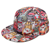 Graffiti Eye Vampire Cartoon Hip-Hop Cap Baseball Hat Flat Outdoor Adjustable Cap