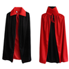 Halloween Party Cosplay Clothing Long Double-deck Black Red Cloak Death Cloak Cosplay Devil Cloak