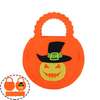 Halloween Pumkin Basket Creative Non-woven fabrics Storage Backet Snake Bag